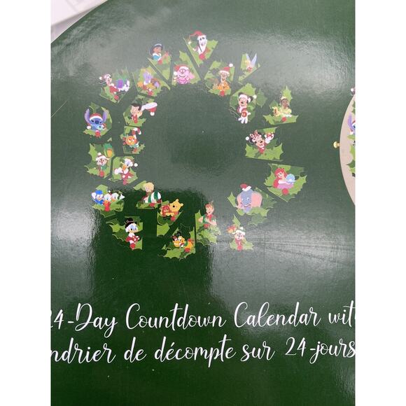 Disney Parks Pin 2022 Advent Calendar Tinkerbell Santa Christmas Wreath Tink - Picture 5 of 5
